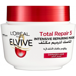 LOREAL ELVIVE TOTAL REPAIR 5 INTENSIVE REPAIRING MASK FOR DAMAGED HAIR 300 ML